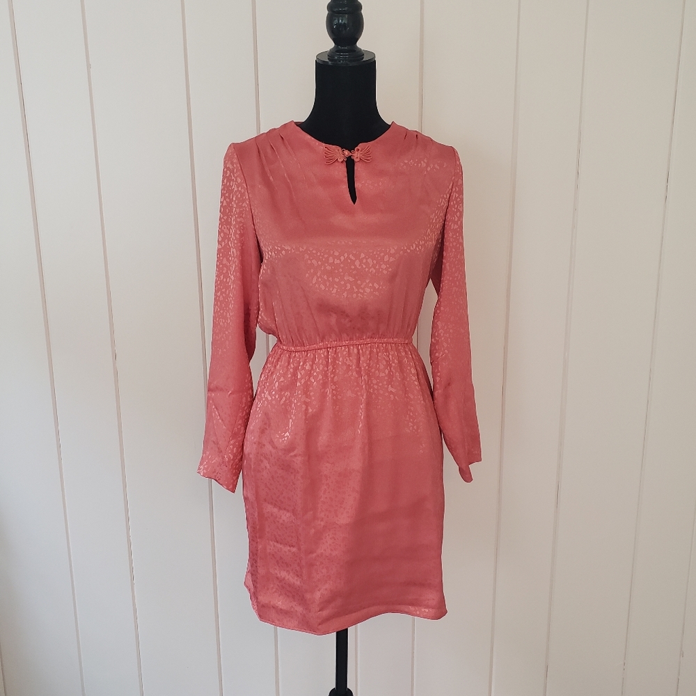 Vintage Coral Mini Dress